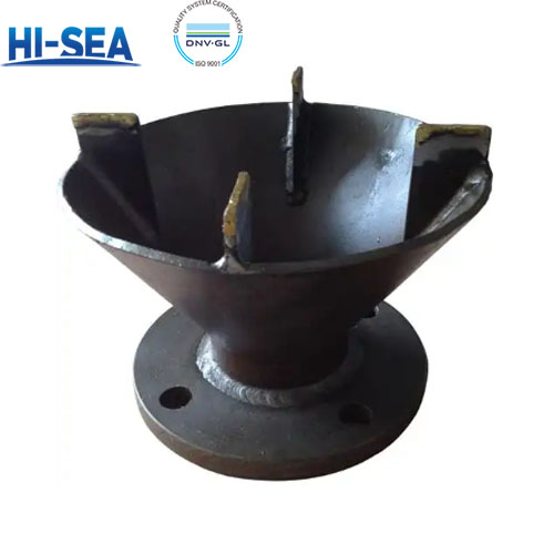 Marine Suction Bellmouth Black Oxide Coating